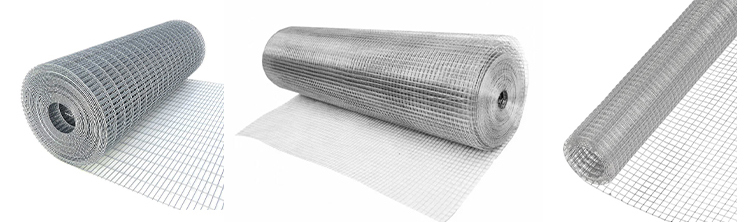 Galvanized steel wire mesh product display