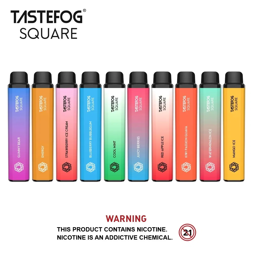 Tastefog Square 3500 Puffs Disposable E Cigarette Wholesale Vape 2% Salt Nicotine