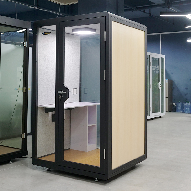 Canadian 45db Sound Proof Home Office Pod Mini Soundproof Booth Personal Space Overall Mold Container House Built-in Ventilation