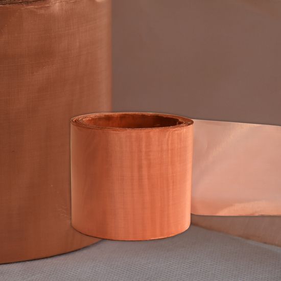 Customizable-Sized Woven Wire Mesh Tin-Plated Copper Metal and Coils, Suitable for Communication Tower Grounding Systems
