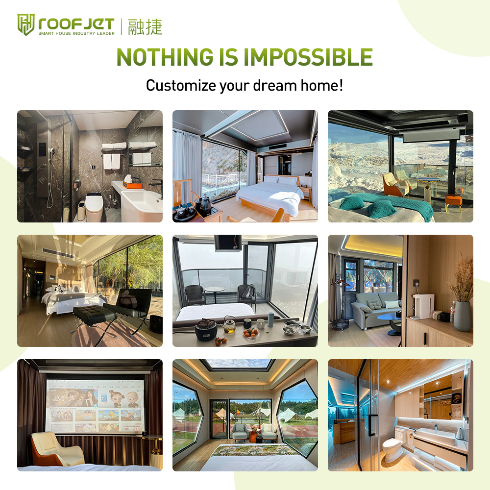 High Quality Contemporary Container Tiny House Space Capsule Resort Hotel House Prefab Houses Home Capsule Room