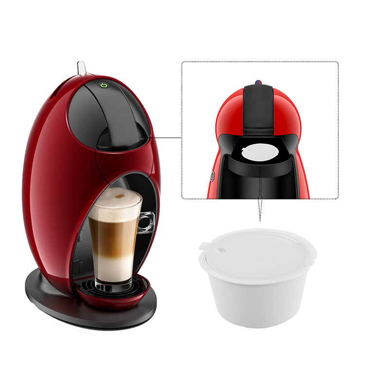 3pcs Reusable Refillable Capsules Pods for Nescafe Dolce Gusto Machines Maker Coffee Capsule Pod Cup Cafeteira
