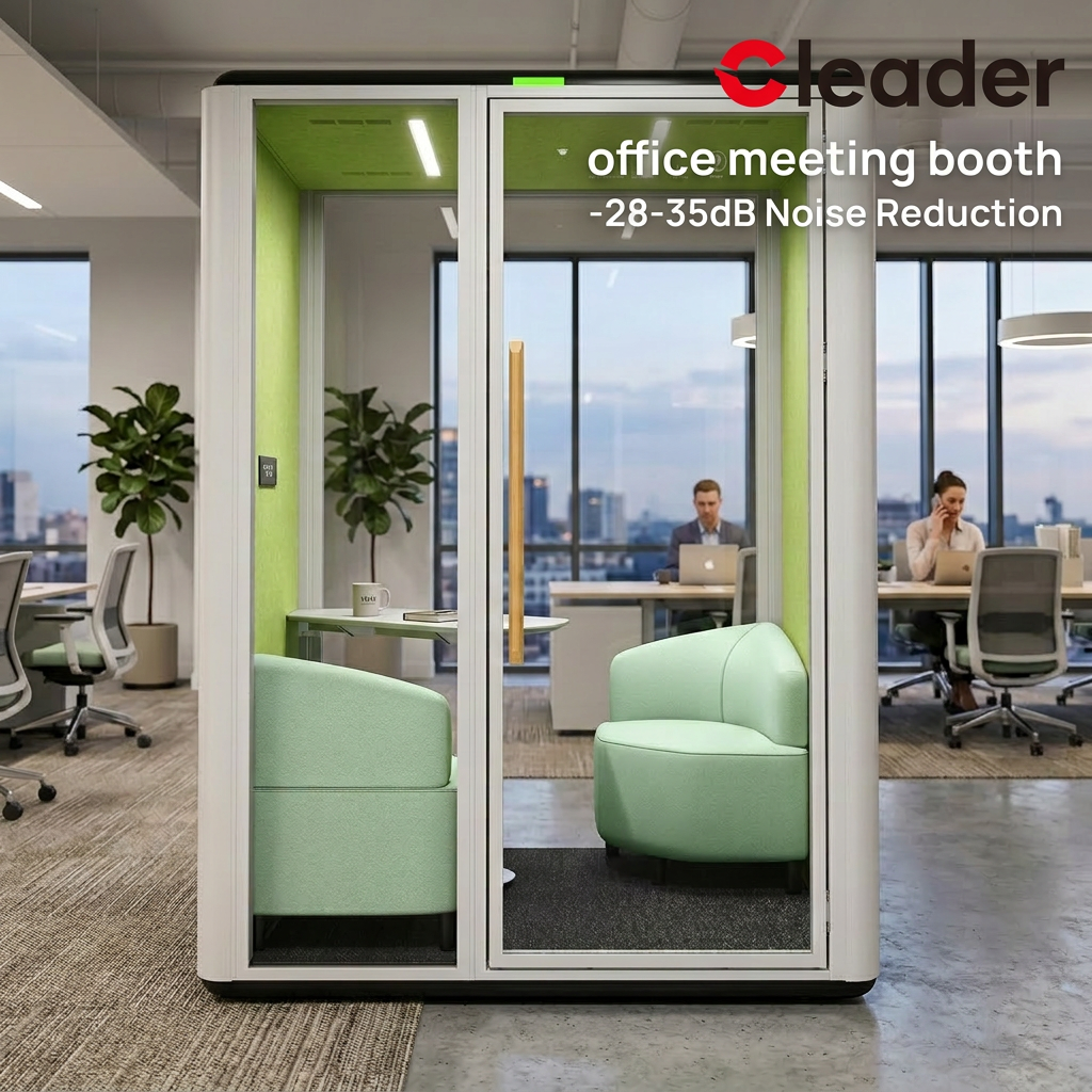 Office Meeting Booth Portable Office Pod Privacy Pod With 28-35dB Noise Reduction Soundproof Office Pod For Workspace Excellence