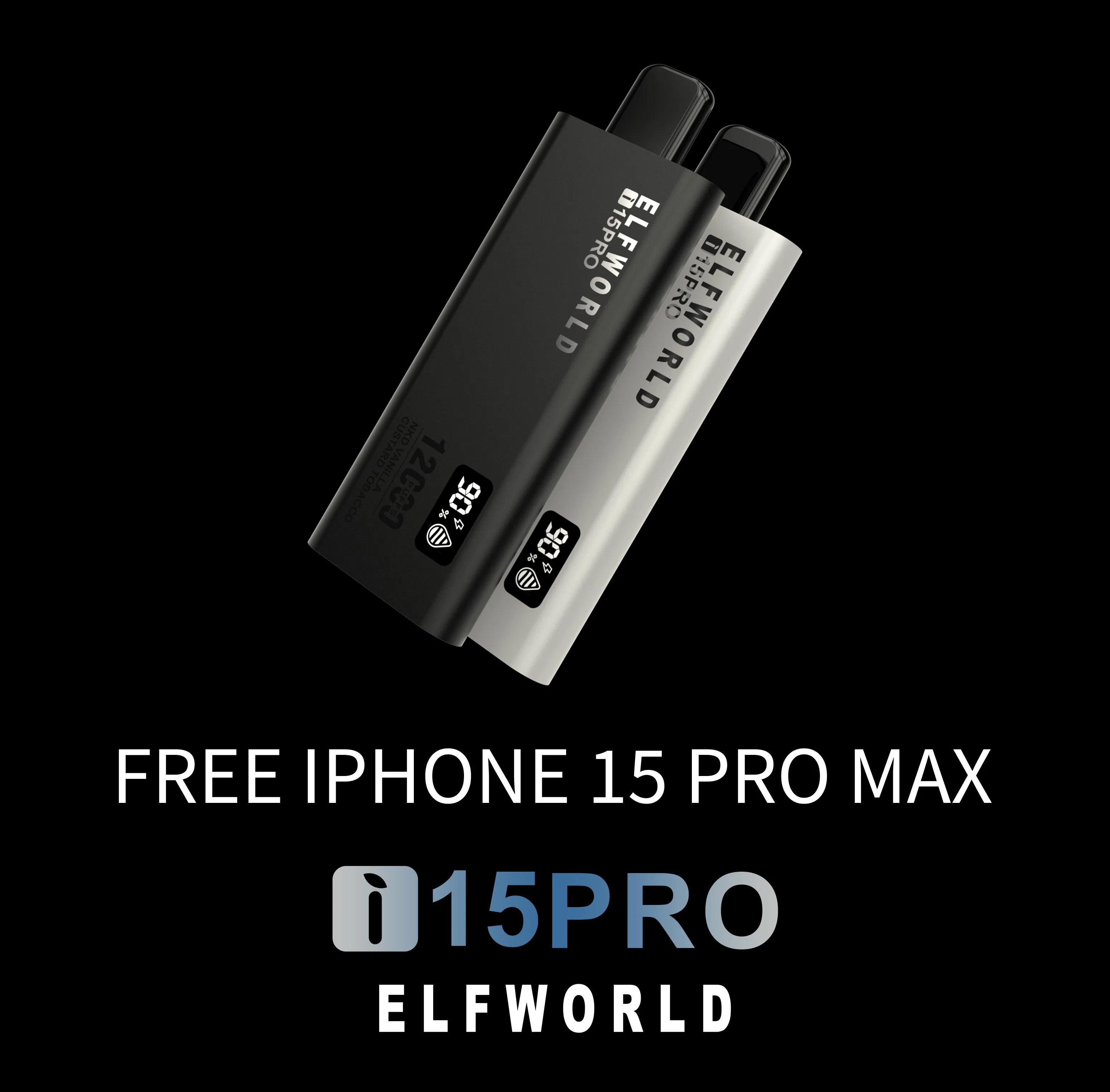 Factory Wholesale Elf World 600mAh Battery Rechargeable 0% 2% 3% 5% Nicotine Salt Elfworld I15 PRO 12000 Puffs Thin Disposable Airflow Adjustable Ultra PRO Vape