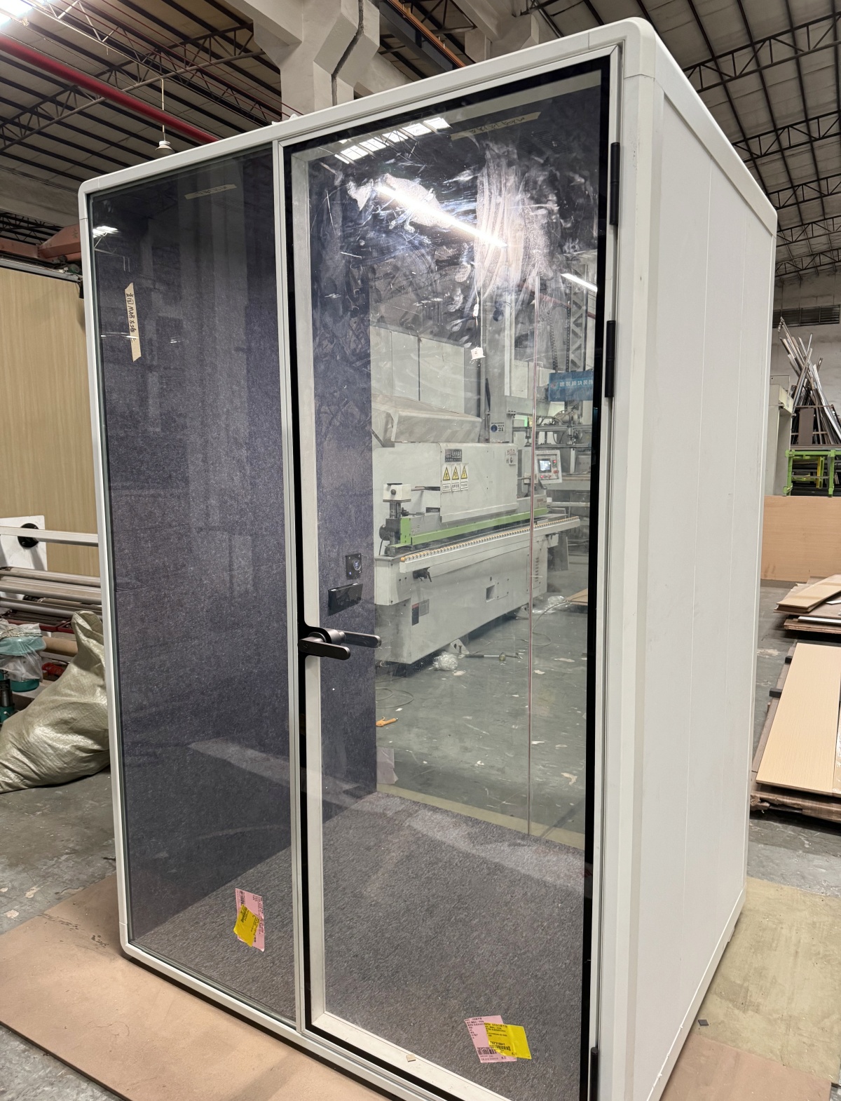 Soundproof Office Pods Silent Booth Modular Silent Work Pod for Home Fitness Center KTV
