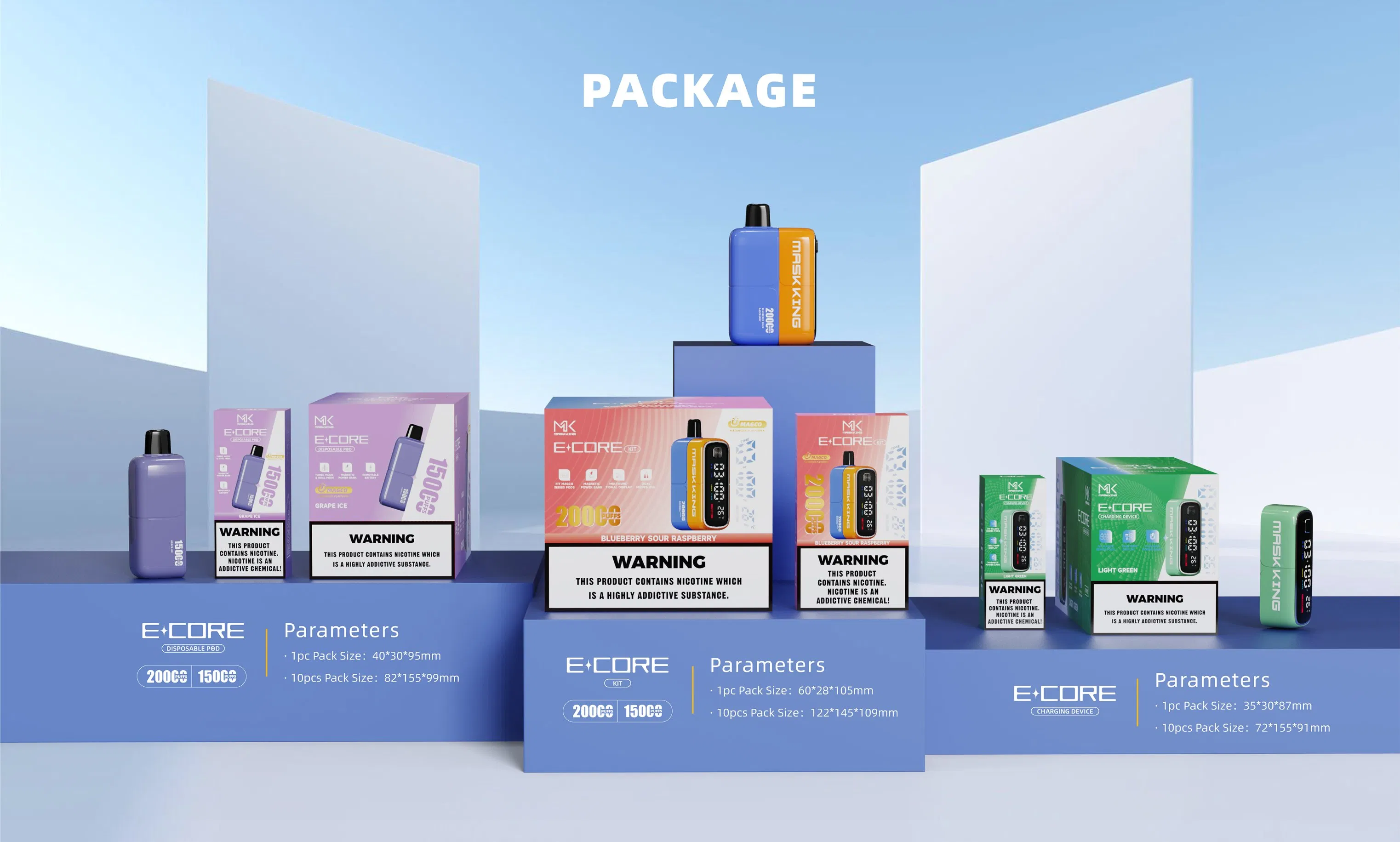 25000 Puffs Pod System Magnetic