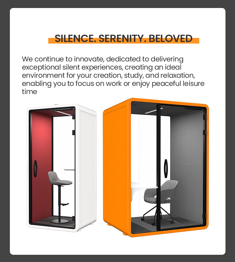 Extra Larze Size High Quiet Sleeping Pod Booth Demountable Sound Proof Modular Conference Private Space With Air System