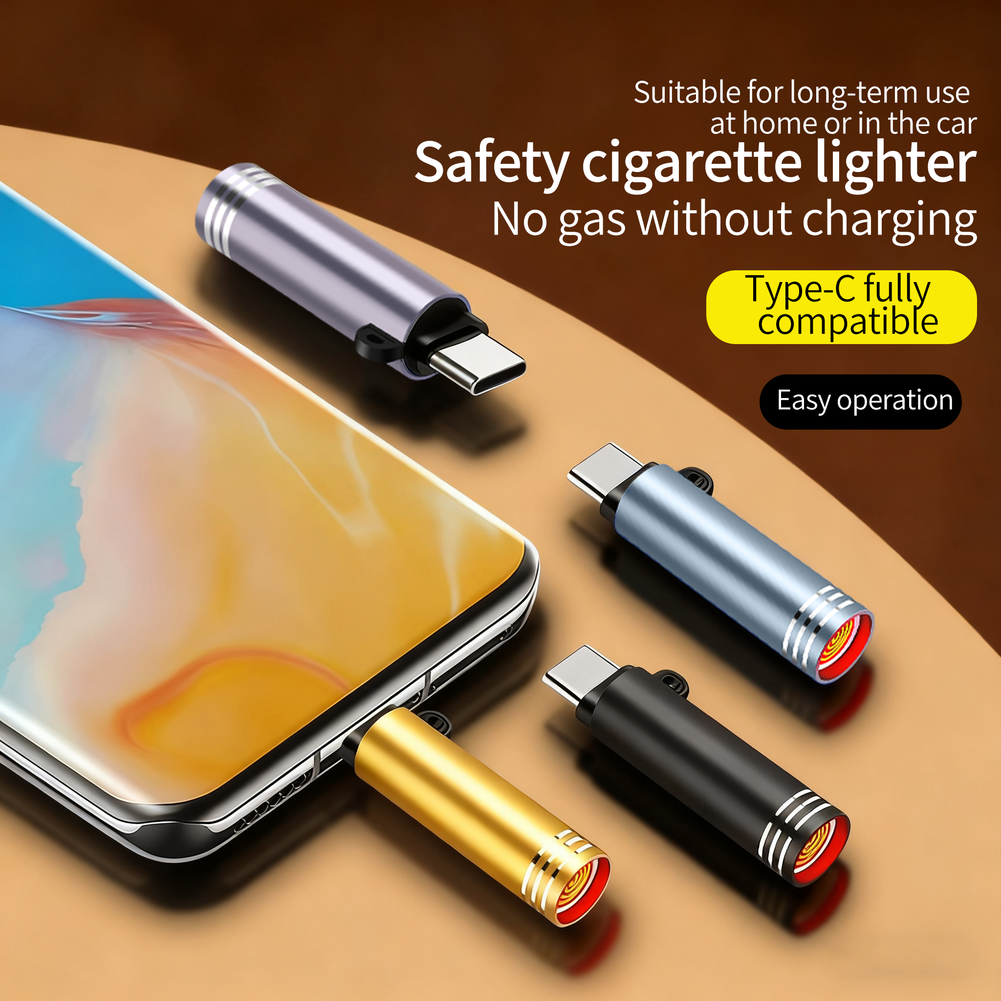 Type -C Electronic Cigarette Zippo Other Cigar Jet Lighter Smoking Accessories USB Luxury Rechargeable Lighter Wholesale
