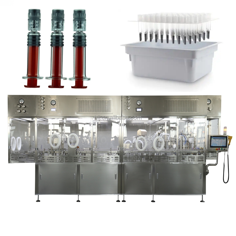 Automatic Electric High-Accuracy PLC-Controlled Prefilled Syringe Filling &amp; Stoppering Machine with 1 Year Warranty