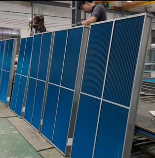 Tube Fin Condenser Evaporator Manufacturing