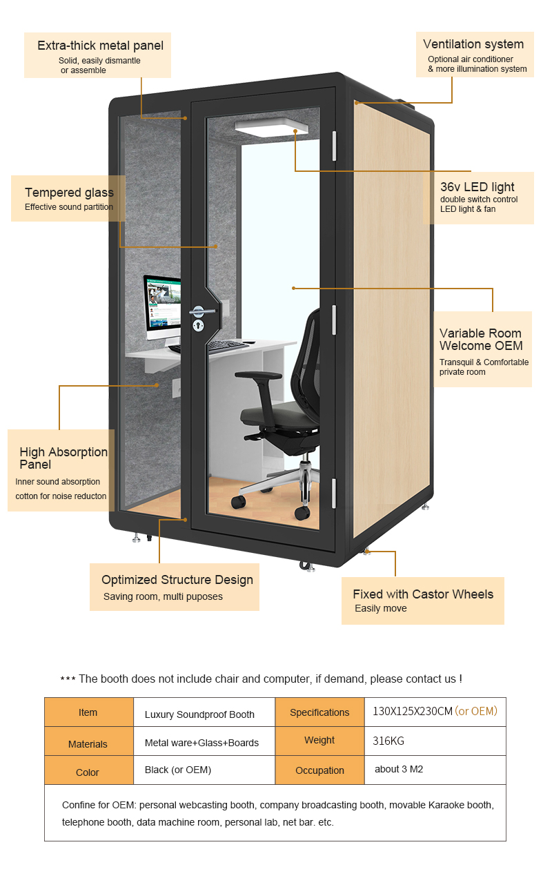 Modern Privacy Pods Detail 1