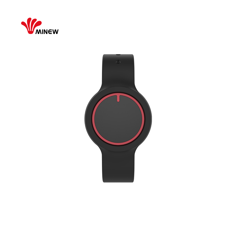 SoS emergency personal alarm bluetooth easy panic activation button wristband AOA BLE 5.1 / 5.0 Beacon