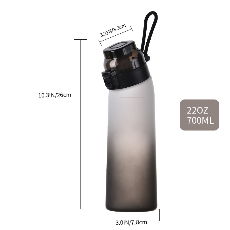 Bpa Free Custom Portable Sports Included Scent Fruit Tritan Flavored Water Bottle with Flavour Pods