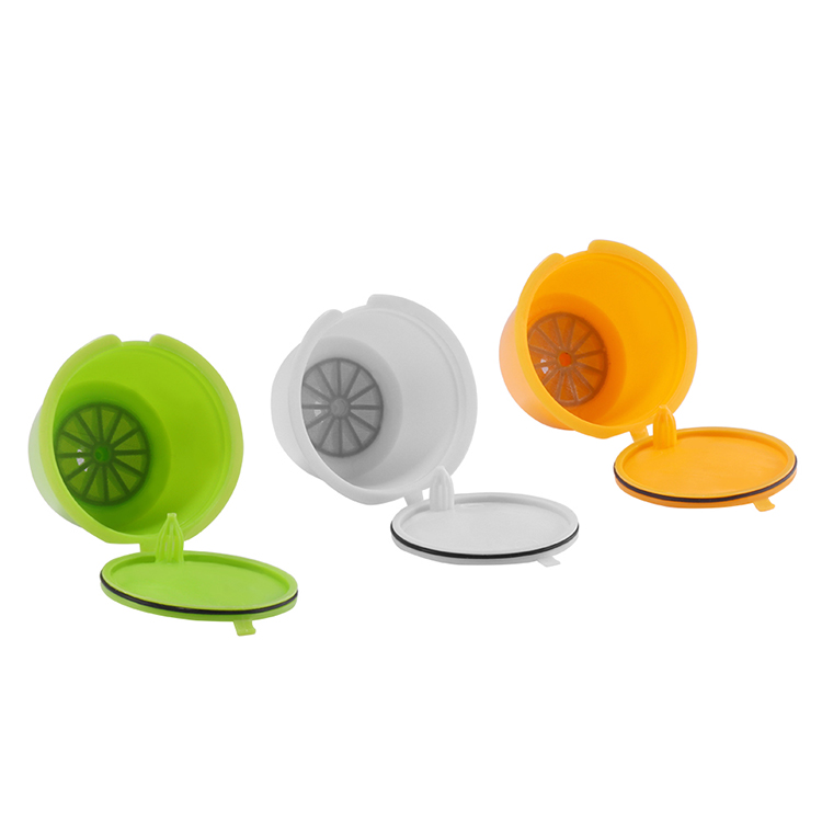 3pcs Reusable Refillable Capsules Pods for Nescafe Dolce Gusto Machines Maker Coffee Capsule Pod Cup Cafeteira