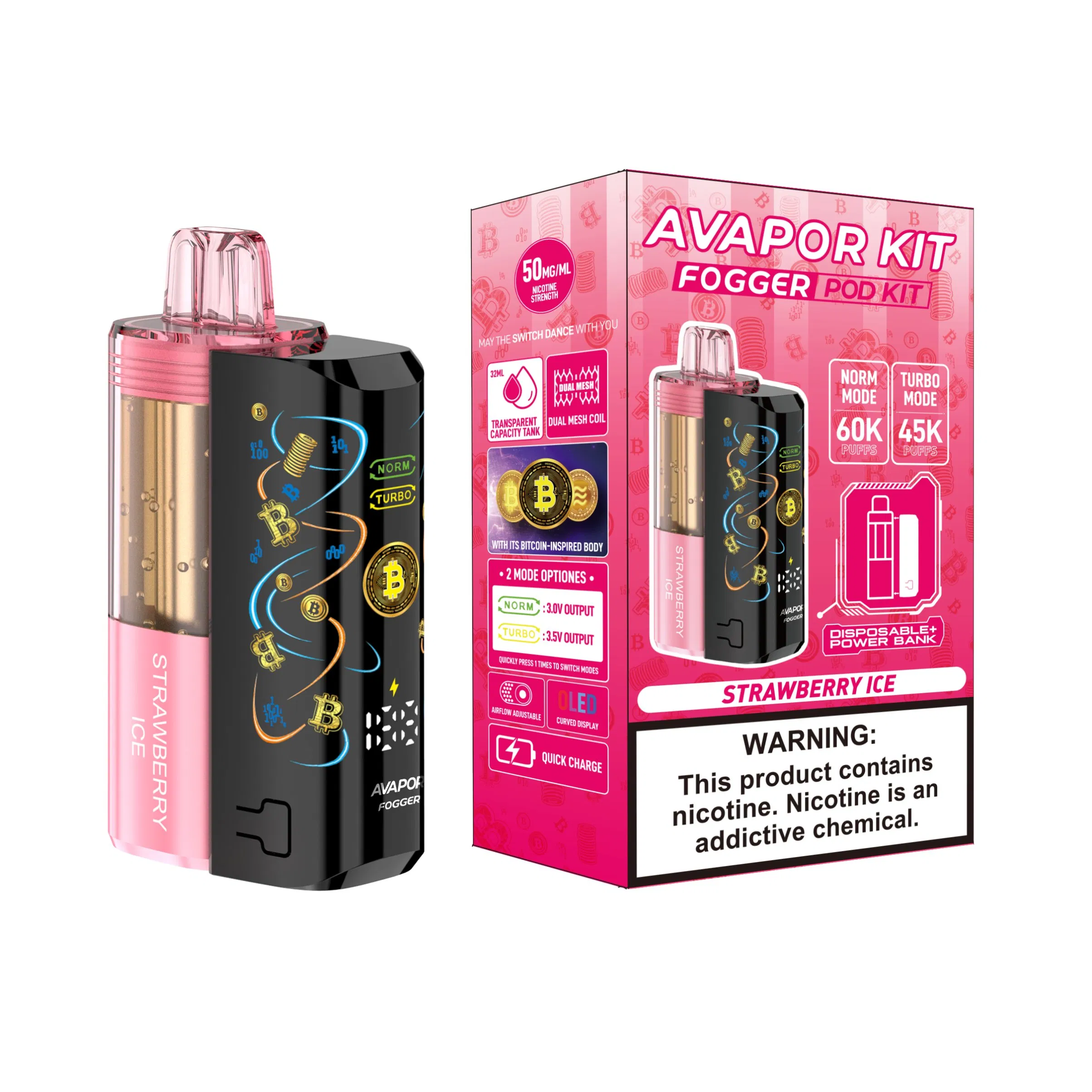 EU Warehouse 60K Puff Bar Disposable Ecig Digital Display Vapor Prefilled Pod Empty Avapor Fogger Brand OEM ODM Katowice Poland Solo Vape E Shisha Hookah Vaper