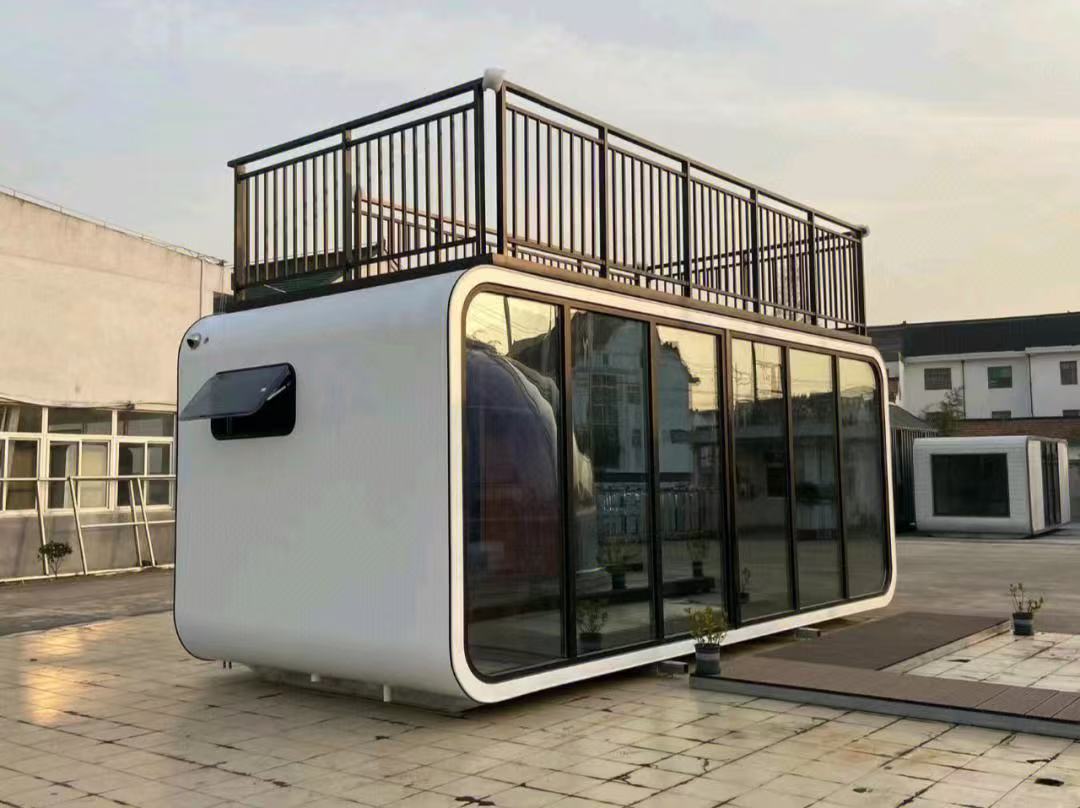 High-temperature Resistant, Soundproof, High-end Mobile apple Pod Capsule Container House, apple Warehouse Vessel House