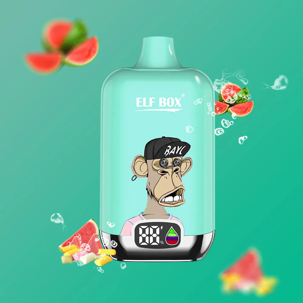 Factory Vape Shop Supply Elf Box Digital 12000puffs Disposable Vape Pod E Cigarette Wholesale Pen Style E-Cigarette Disposable Vape