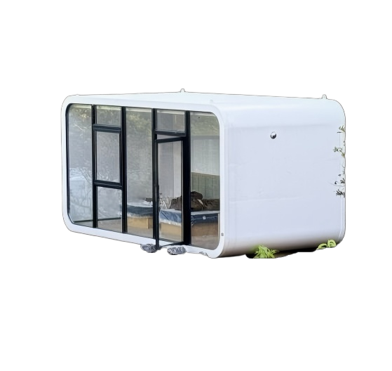 Ray-Zen Hot Sale Prefab Luxury Compact Apple Pod Portable Office Studio Soundproof Container Living Room Office Building Gym