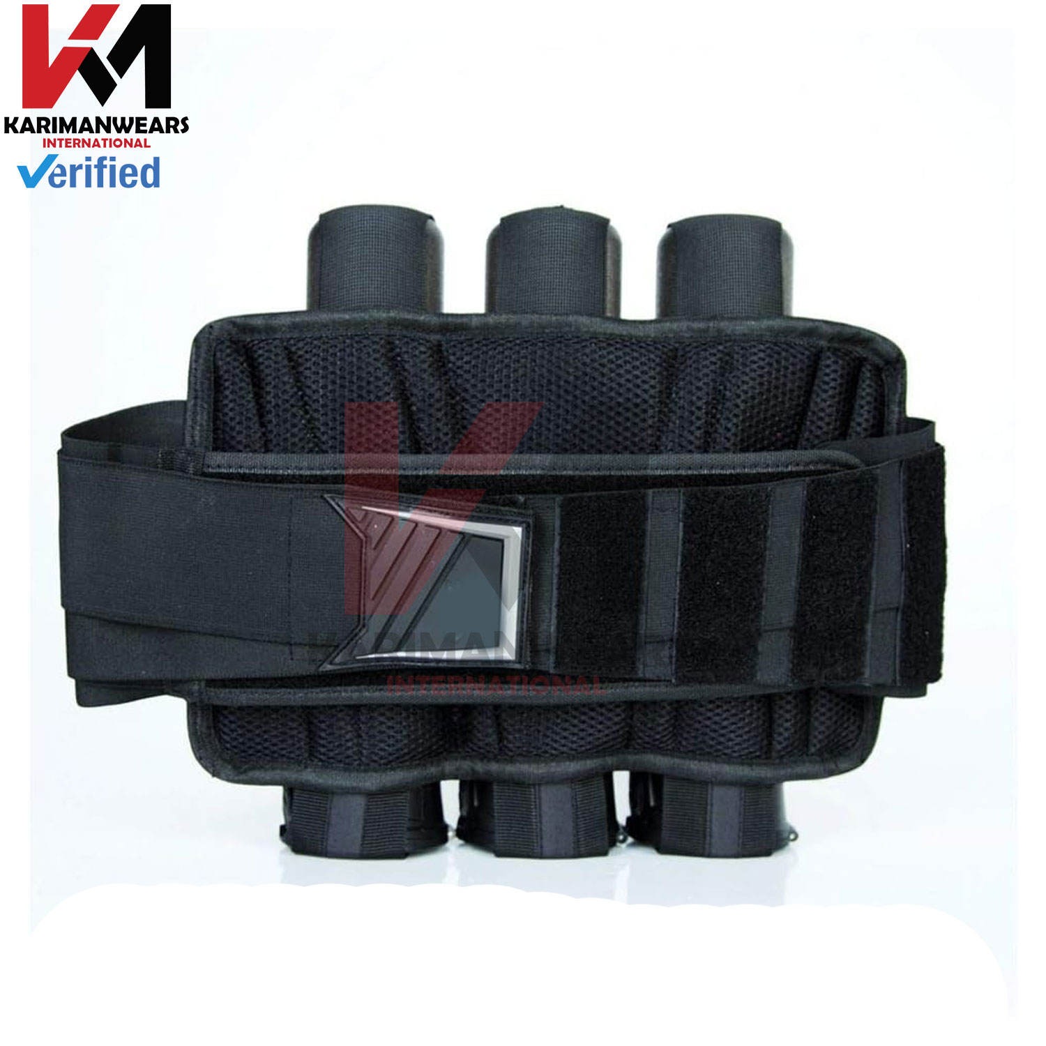 Paintball Harness with Pods &amp; Quick Disconnect Remote Coil Tactical Compressed Air Paintball Tank System Fast Reload Adjustable