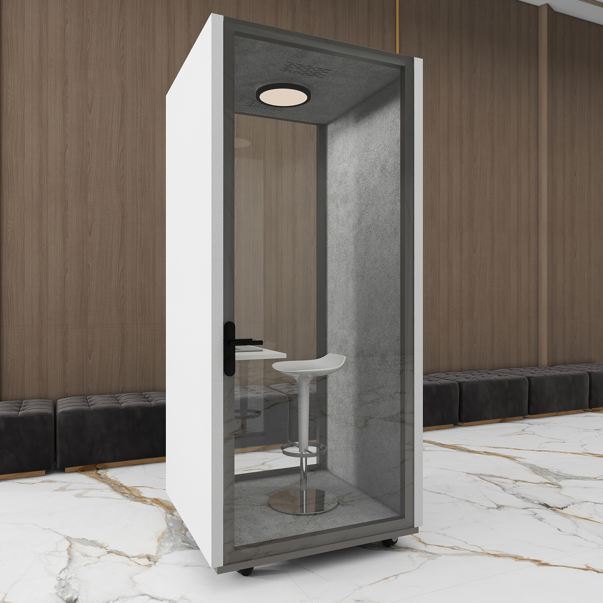 Sound Proof Office Pod Office Booth Pod Office Pod Silent Box Space Acoustic Cabin Intelligent Conference System