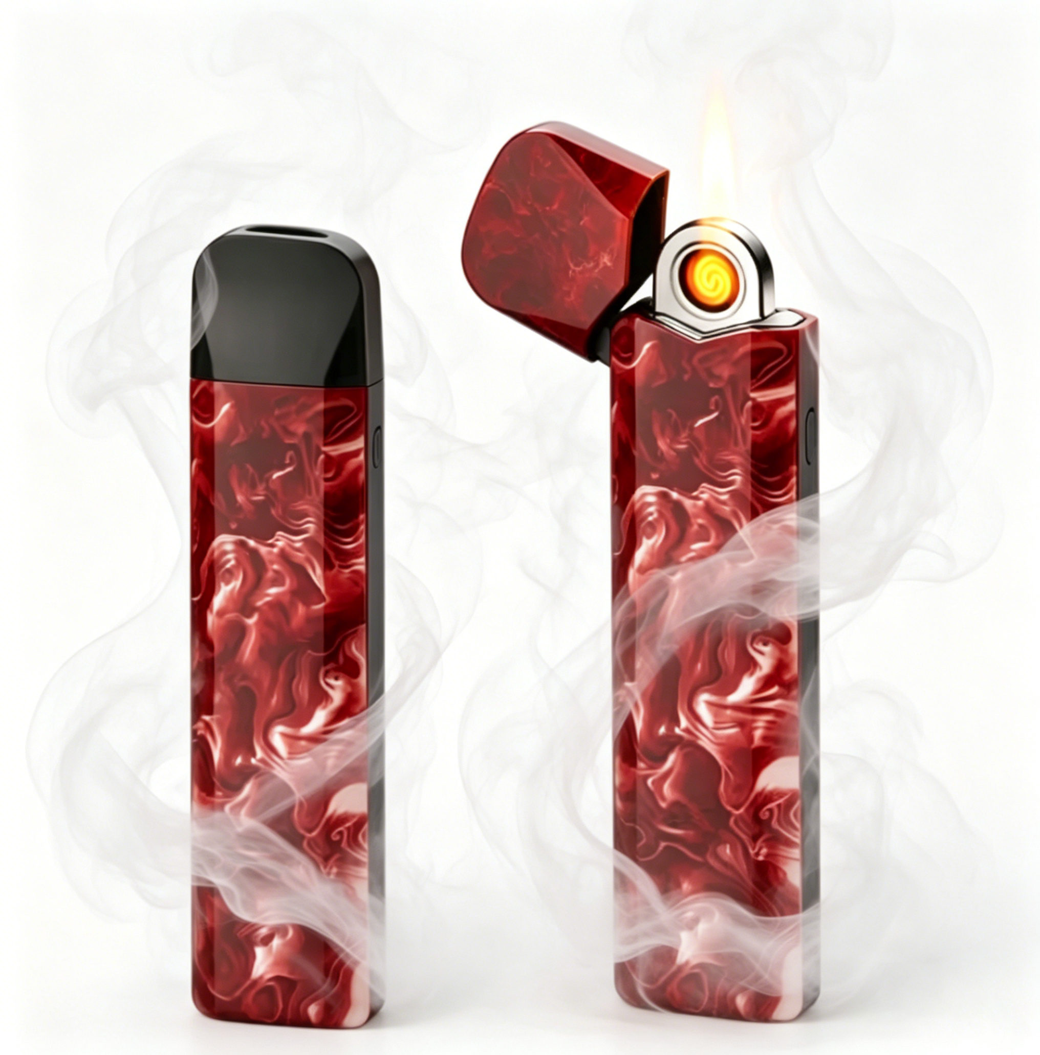 Gradient Refillable Pod Kit 1ml/2ml Empty Cartridge Rechargeable Smoking Accessories Fast Ship