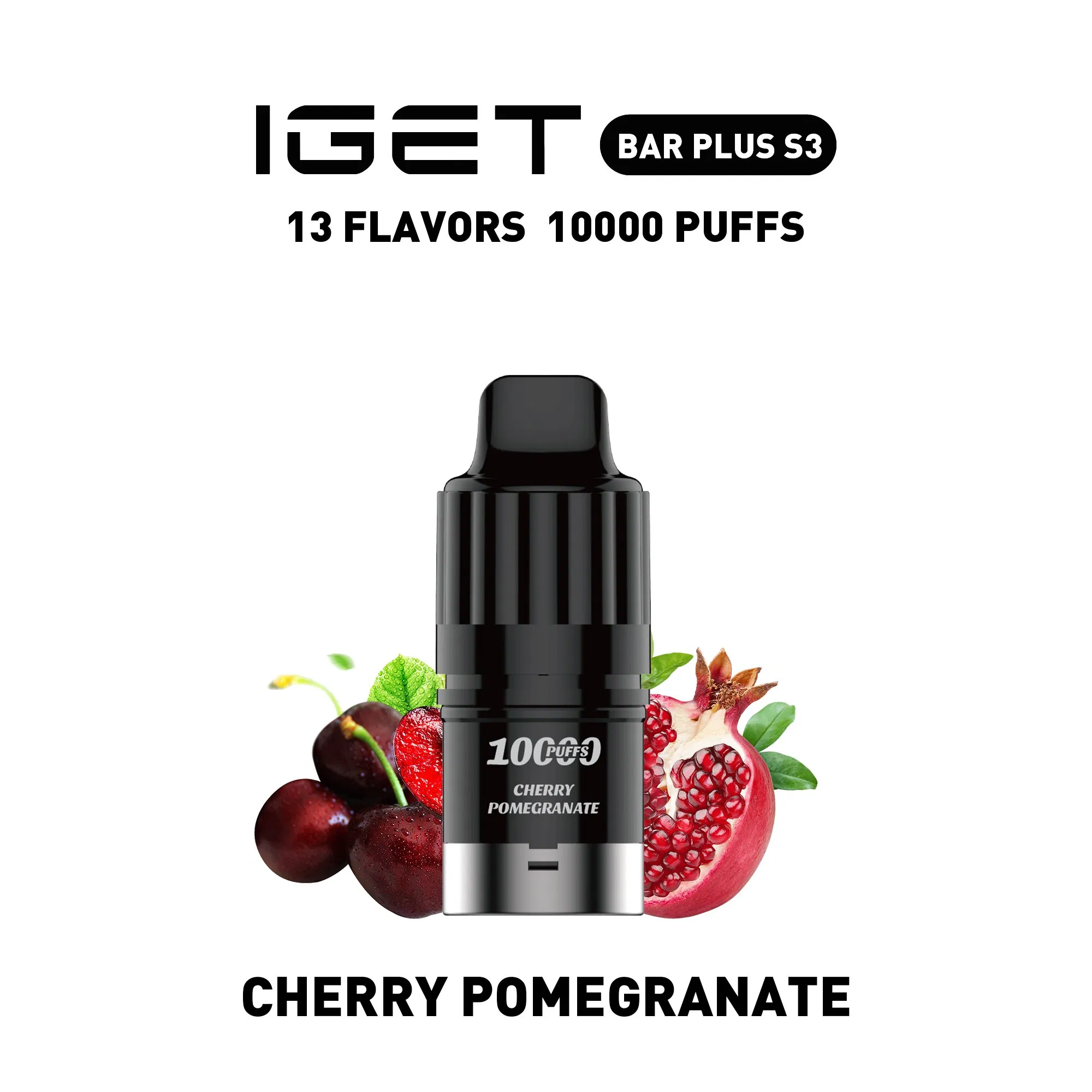 Iget Vape Disposable Bar Plus S3 Whosale Premium Kit Pod 10000 Puffs 10K
