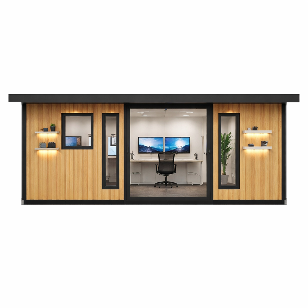 Prefabricated Office Pod Outdoor Portable Meeting Cabin, Garden Workspace Solution, Easy Assembly And Durable Build