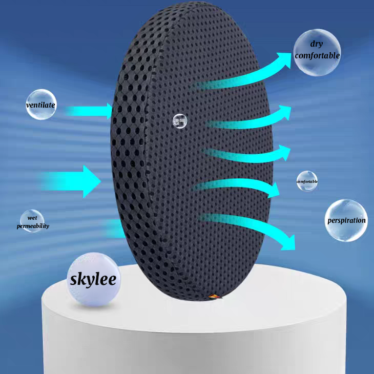 4d air Mesh High Elasticity Durable Washable Waterproof Breathable Polymer air Coil Net Cooling Poe Cushion