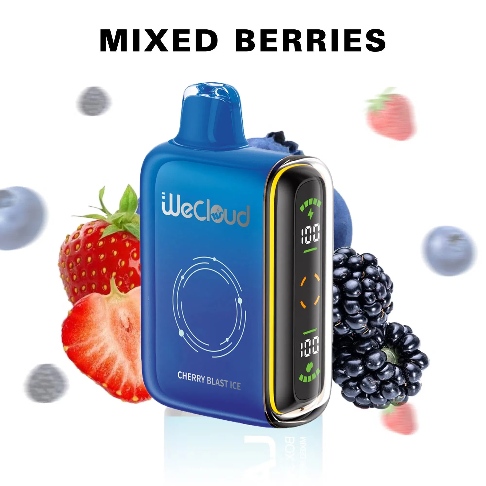 Refillable Crystal Electronic Cigarette Customized Shisha Hookah 20000 30000 Puff Wholesale Rechargeable Zero Nicotine Empty Pod Video Chamber Disposable Vape