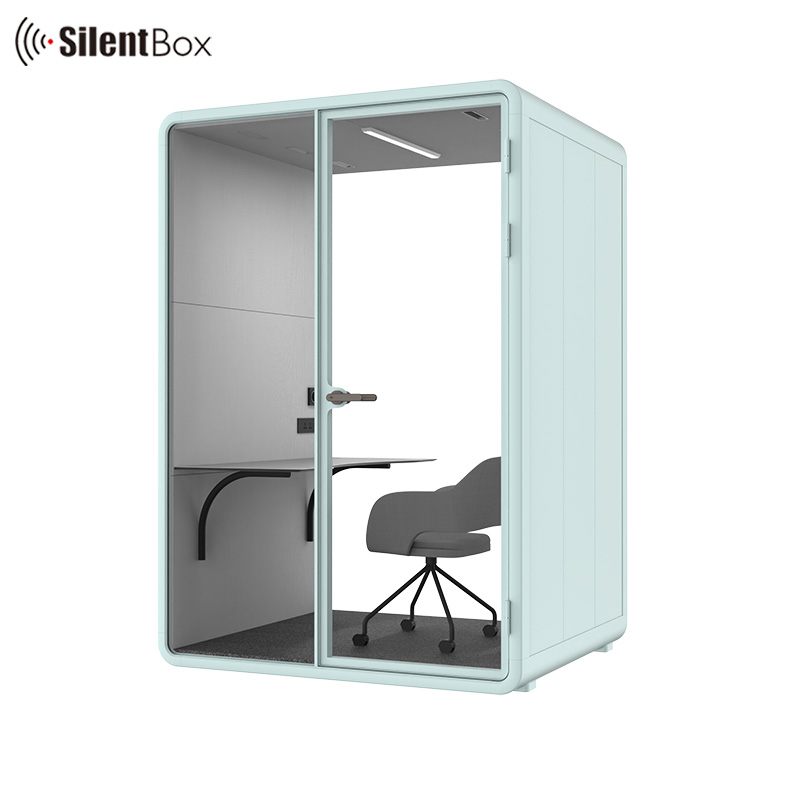 Custom Privacy Pod Intelligent Switch Silent Office Pods Automatically Open Ventilation Phone Booth Chatting Room 1-2 Person