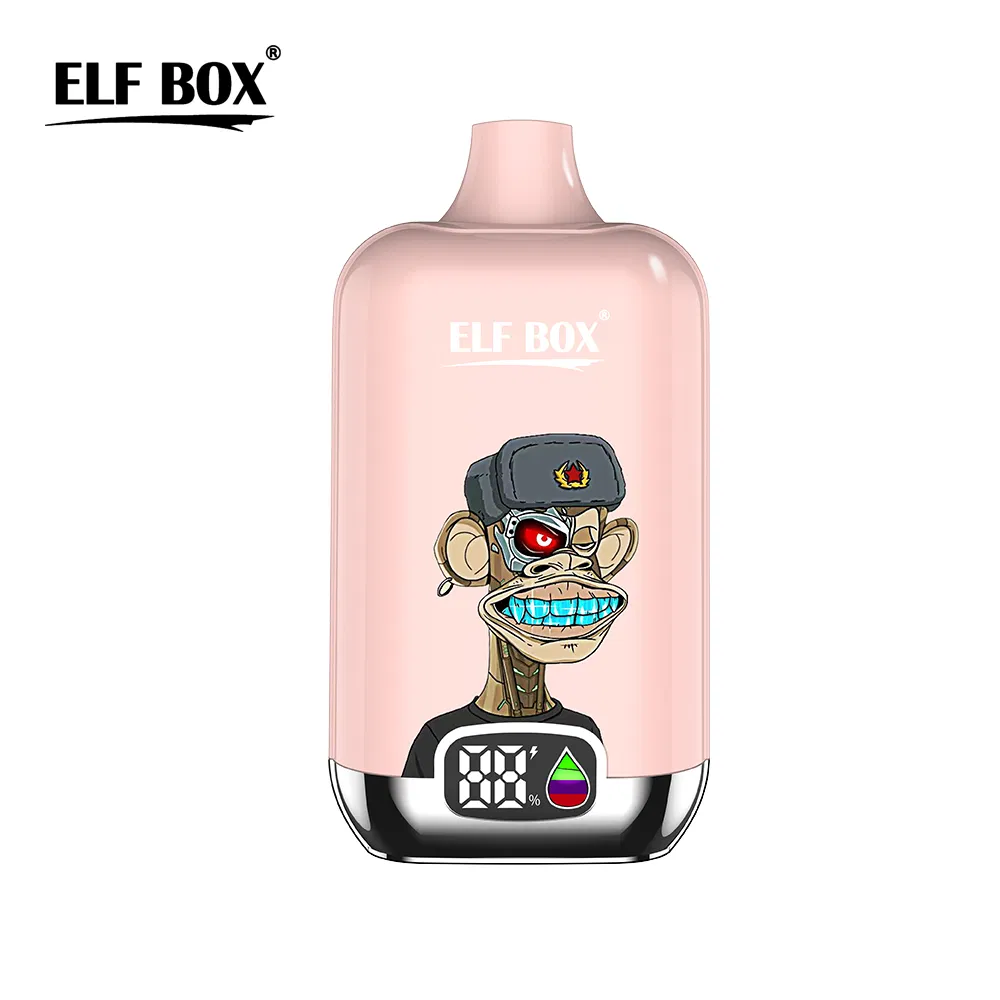 EU Warehouse 10K/12K 12000 Puffs Elf Box Digital 0% 2% 3% 5% Packaging Empty Vape E Cigarette Cartridge Pod Online Vaporizers Wholesale Disposable