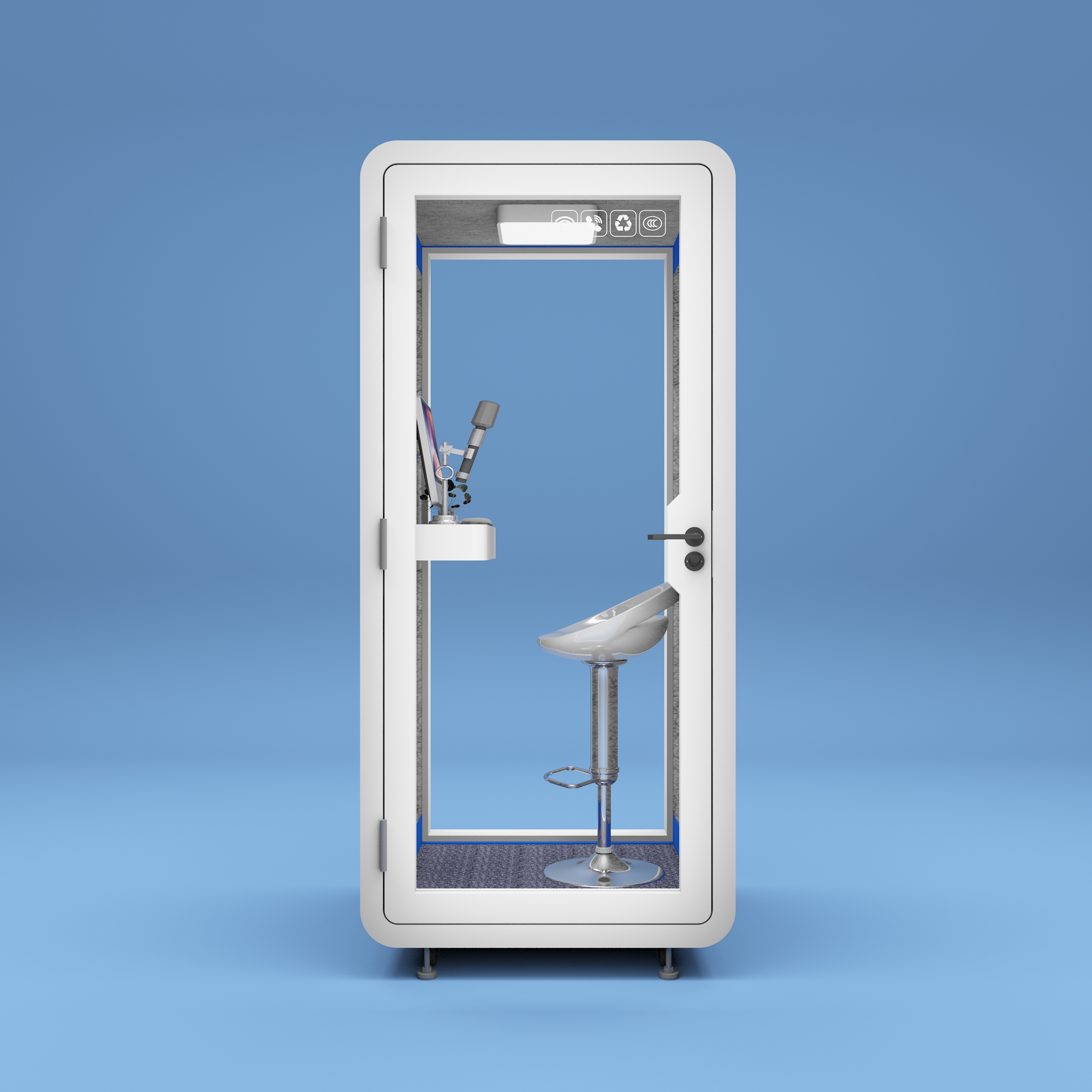 Compact Portable Home Voice Over Booth Autonomous Ai Work Pod Autonomous Zen Pod Acoustic Pods