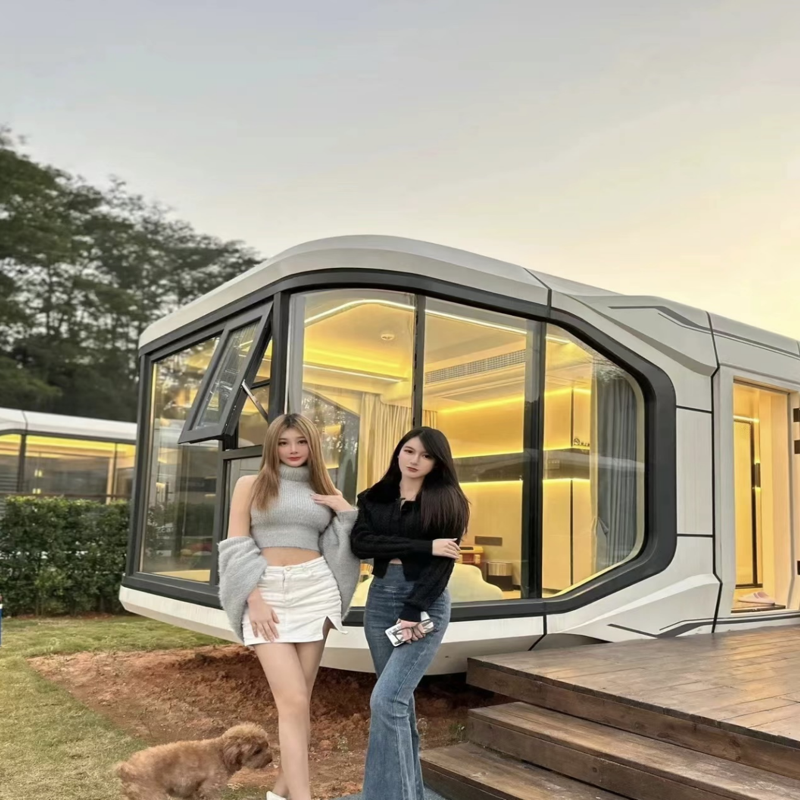Extra-Large High Quality Mobile Space Capsule Intelligent Layout Modern Chinese Design Style Space-Saving Container