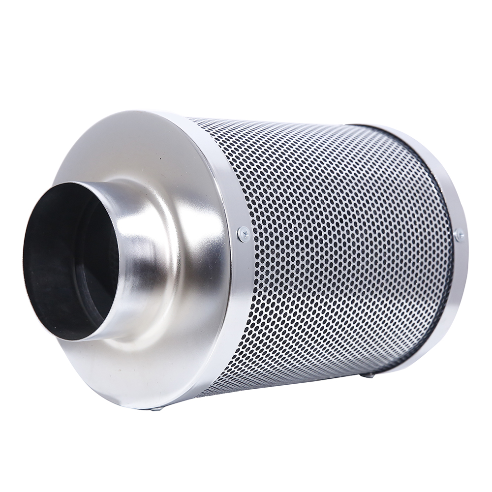 5inch/125mm - 200mm Activated Carbon Filter Odor Scrubber For Hydroponics Grow Tent Greenhouse Indoor Climate Control