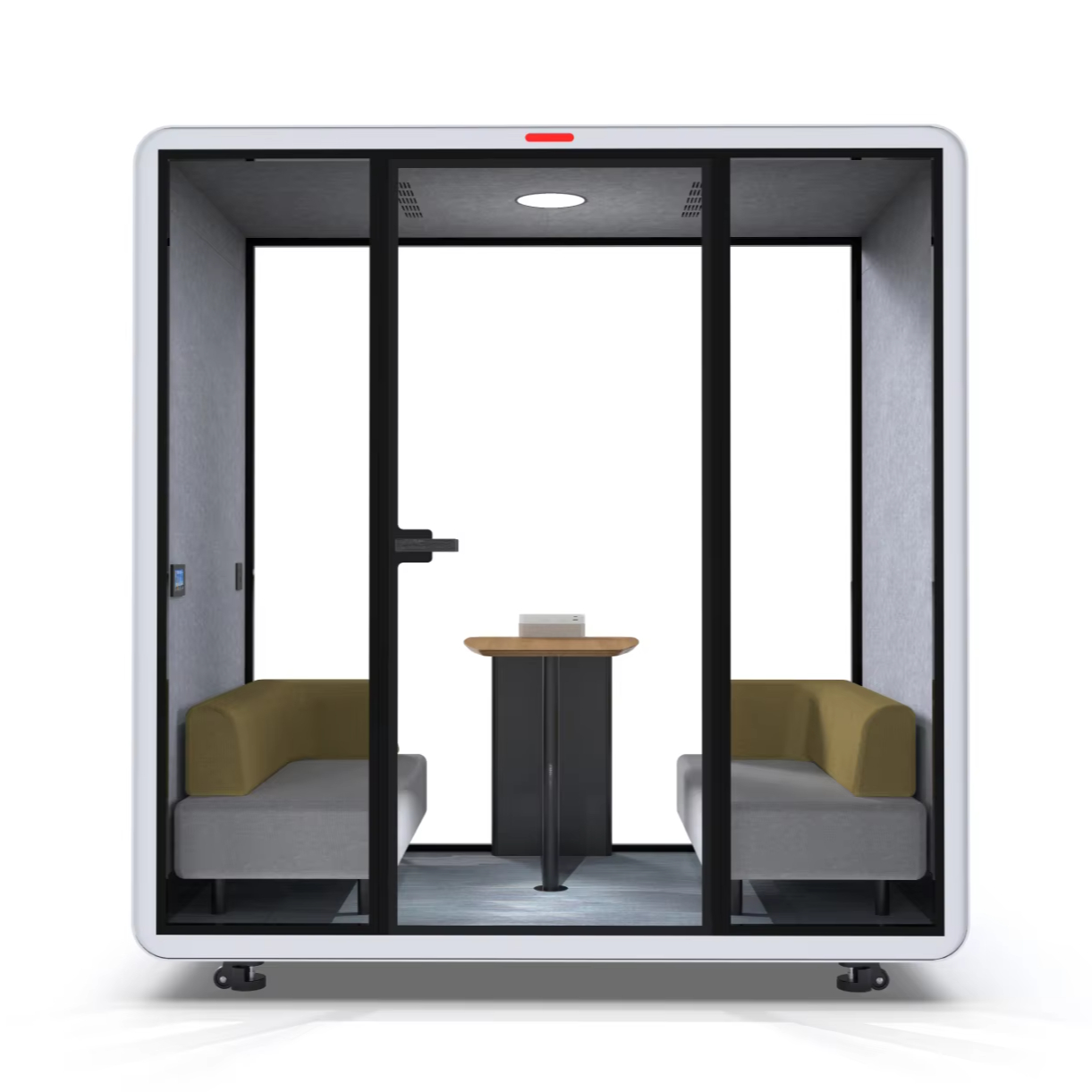 OMNI Acoustic Office Pod Soundproof Work Cabin Enclosed Acoustic Workstation with Integrated Lighting &amp; Ventilation System