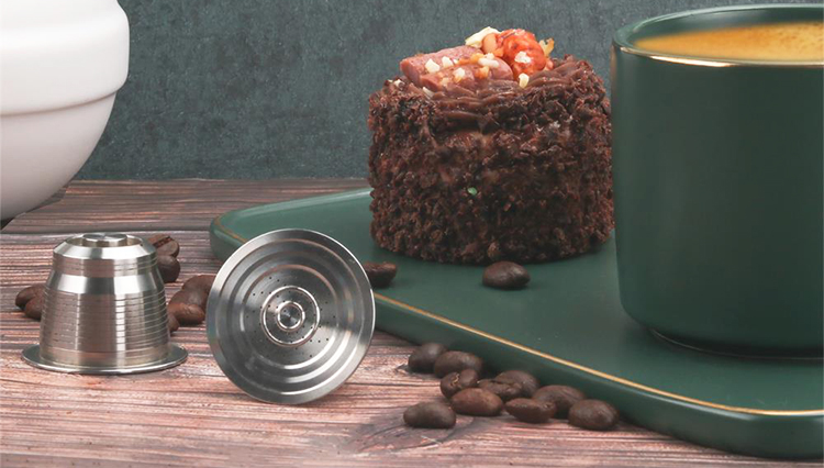 Reusable Stainless Steel Refillable Coffee Capsule Pod