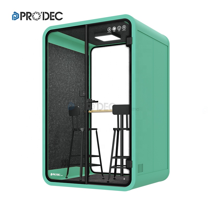 Chatting Module Space Personal Sound Booth Sound 2 Seats Enclosed Personal Privacy Pod