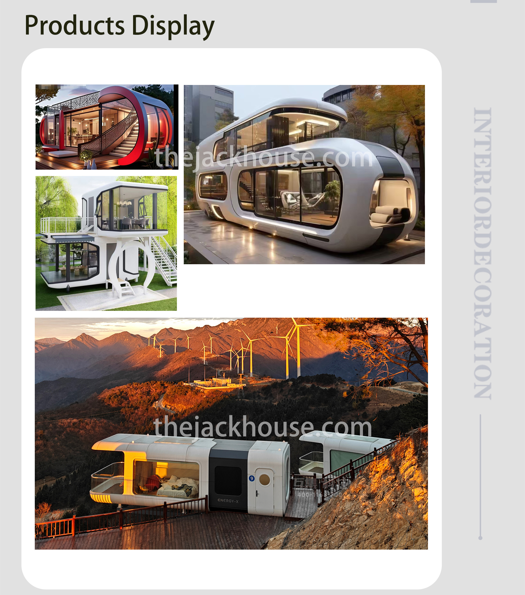 Hot Selling Prefabricated Cabin Sleeping Pod Space Pod Modular Capsule House with Smart System