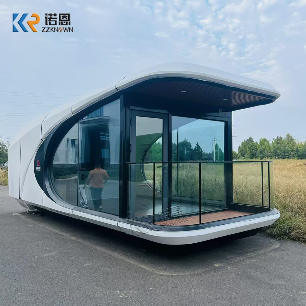 Modern Space Capsule Container Building Prefabricated Smart Pod Compact Cabin for Boutique Hotel Project