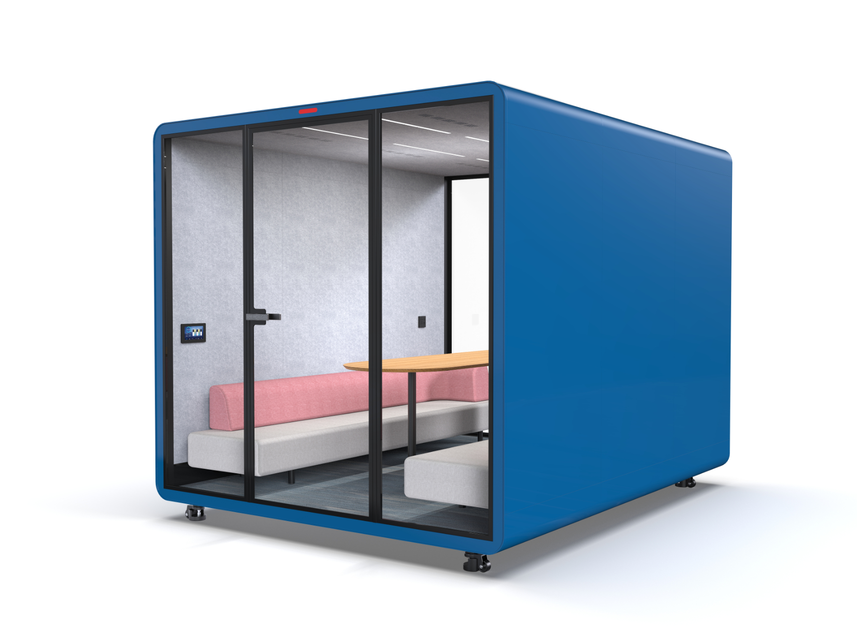 OMNI Acoustic Office Pod Soundproof Work Cabin Enclosed Acoustic Workstation with Integrated Lighting &amp; Ventilation System
