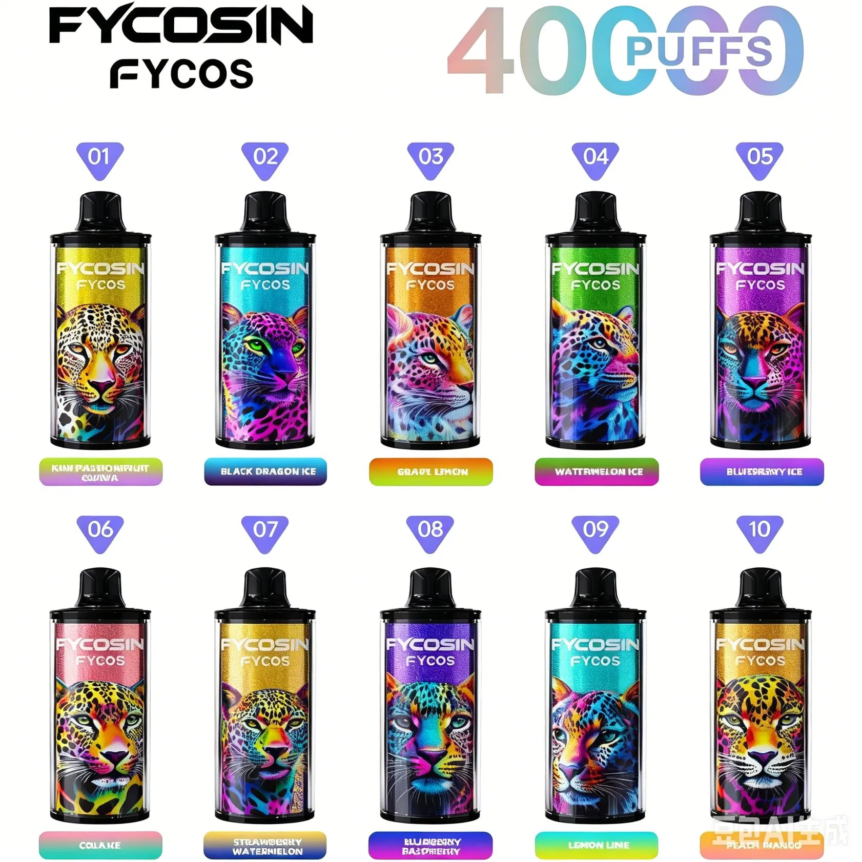 Fycosin Dk Bar Vaper Disposable Electronic E Cigarette Factory Wholesale and EU Vapor OEM Pod 40K Puff Made in China Price Rechargeable Vape