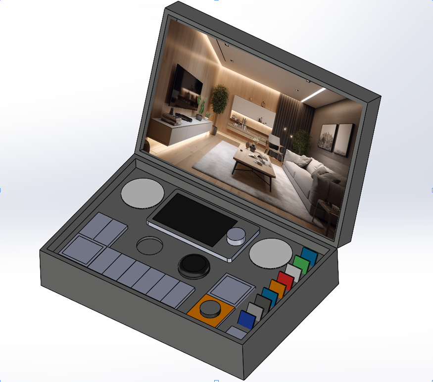 Tianlai Hotel Room Management System Showcase Tuya Smart Home Products Display Box