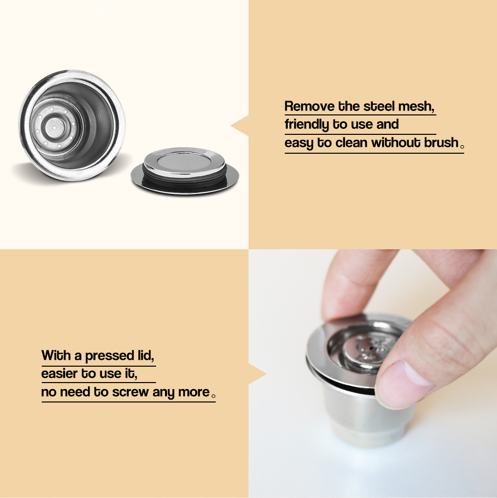Dosing Ring Tamper Stainless Steel Capsule
