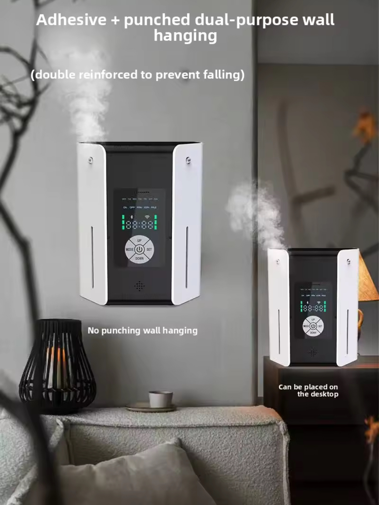 New Dual-pump Nozzle Aroma Diffuser, One Machine Delivers Dual Functions, High Cost-performance Ratio
