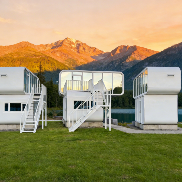 Commercial Airport Sleep Pods Premium Modular Sleeping Cabins with Soundproofing Privacy and Smart Comfort Design