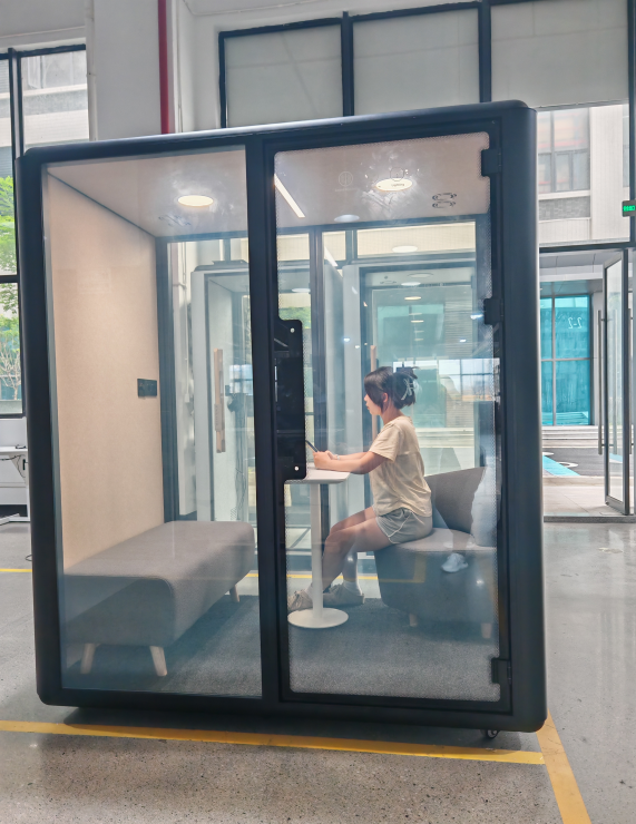 Soundproof pod structural overview
