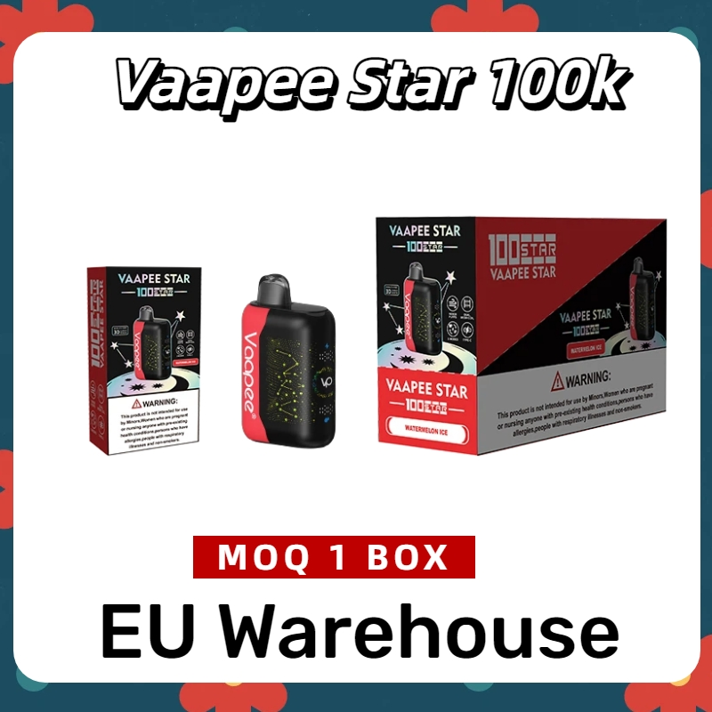Vaapee Star 100K Puff Shisha Hookah Disposable Vape Nicotine Salt