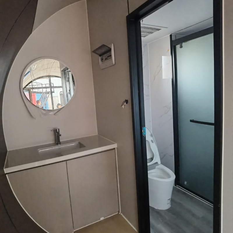 Mobile White Space Pod Cabin Glass Enclosed Waterproof Camping Shelter Outdoor Use