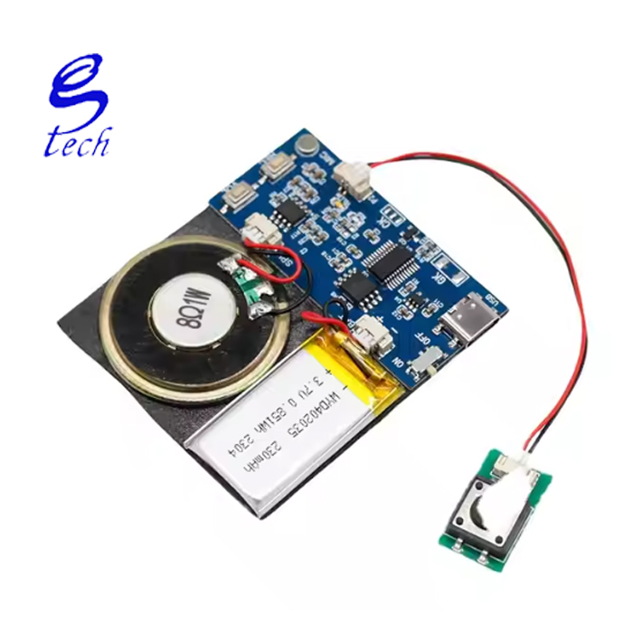 High Quality 16MB Button-Activated Sound Module Speaker Laser Distance Sensor C-Type Cable Easy Recording Optical Sensors