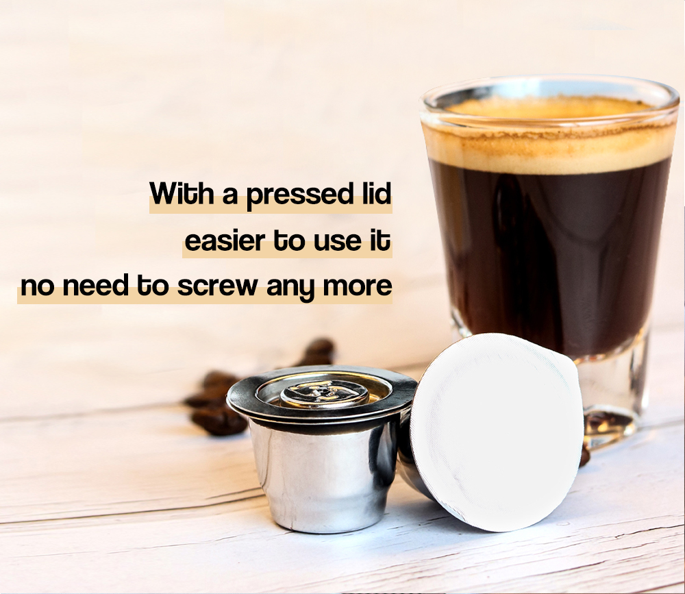 Refillable Pod for Espresso Coffee Machine